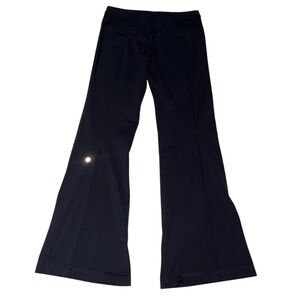 Black Vintage Lululemon Wide-Leg Leggings - 8